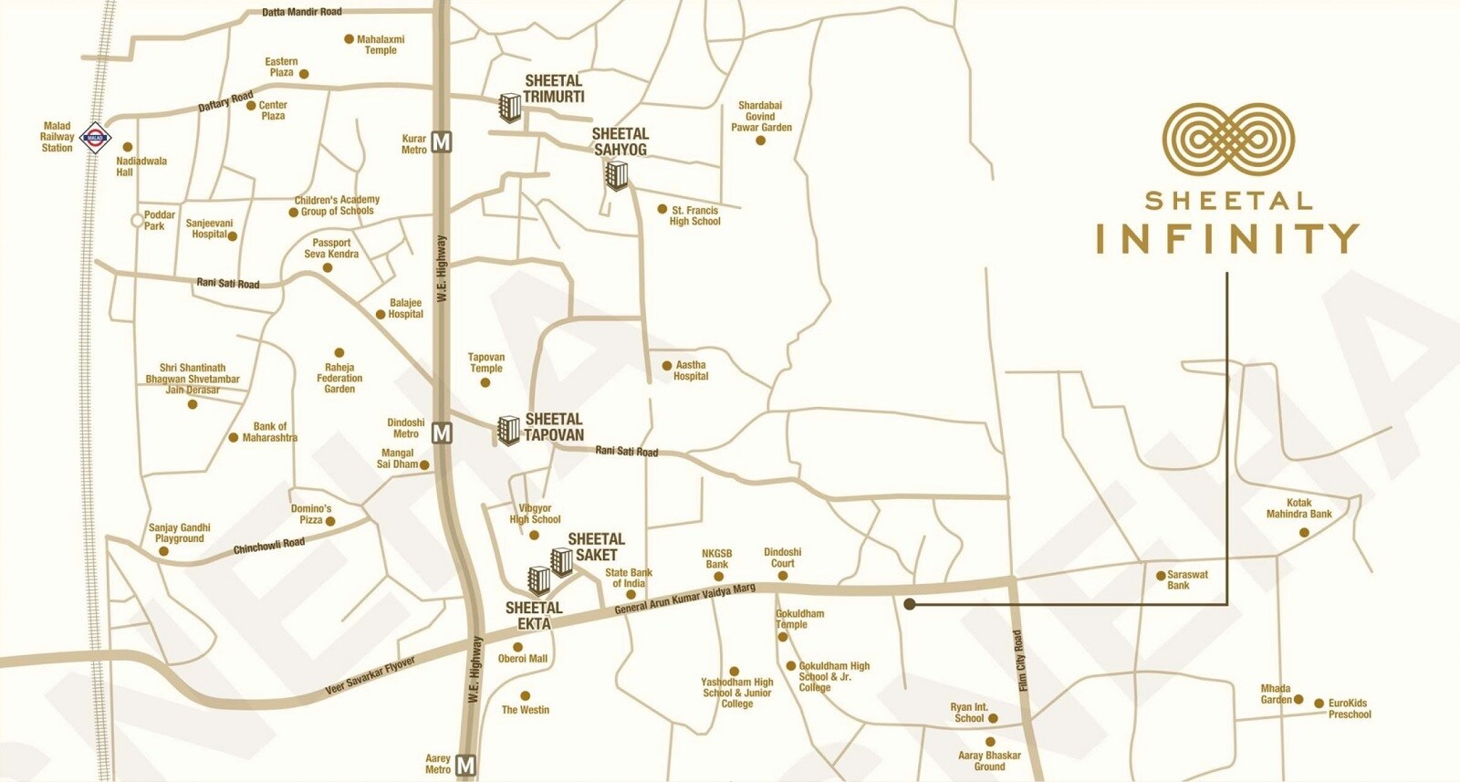 DGS Sheetal Infinity Location Image