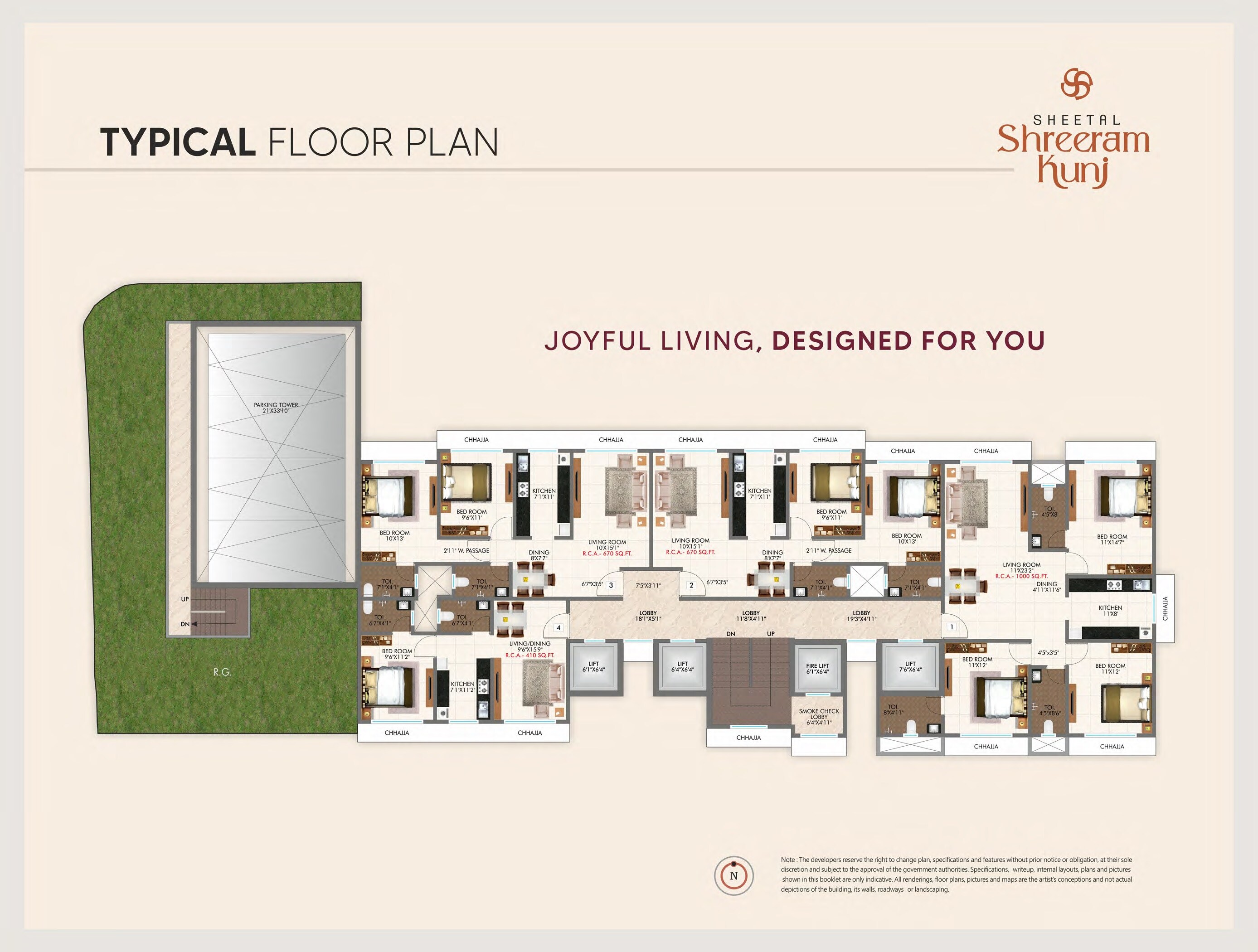 DGS Sheetal Shree Ram Kunj Floor Plans