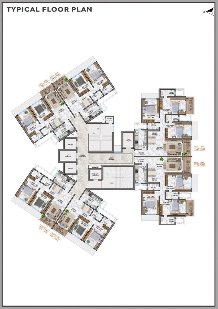 DGS Sheetal Sky Floor Plans 2