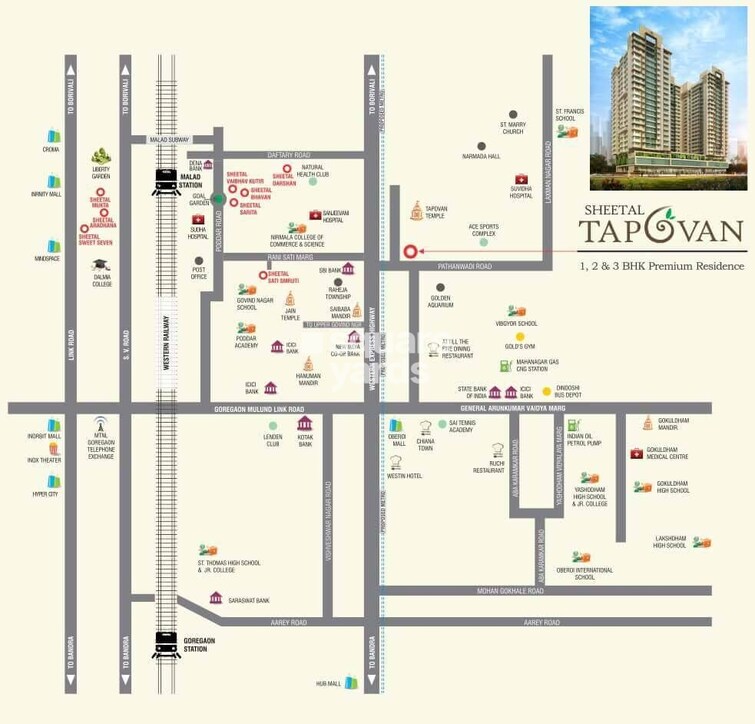 DGS Sheetal Tapovan Location Image