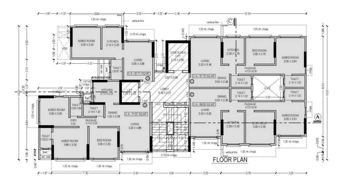 DGS Sheetal Usha Floor Plans
