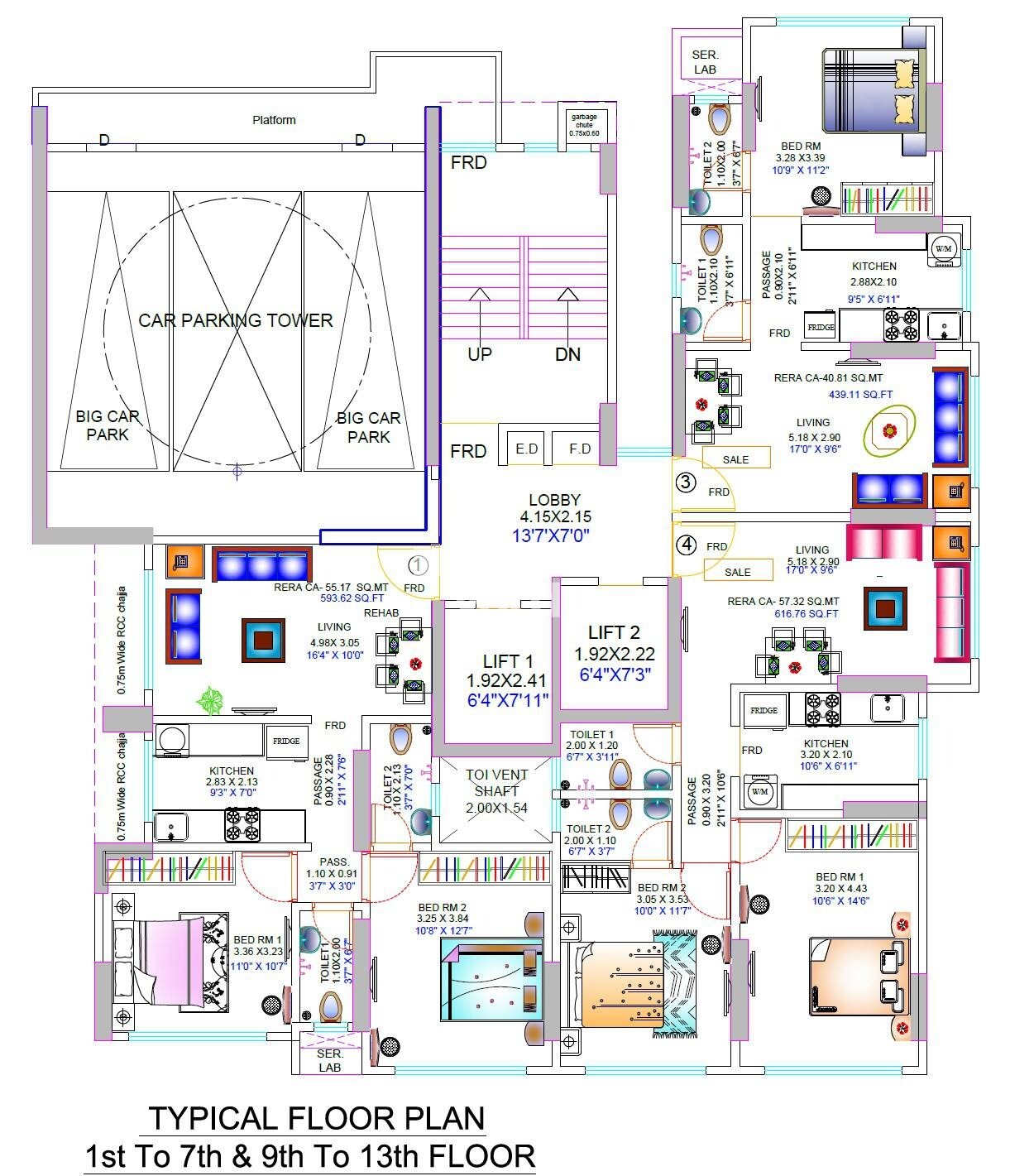 Dhariwal Siddharth Nagar Swami Vivekanand CHSL Floor Plans