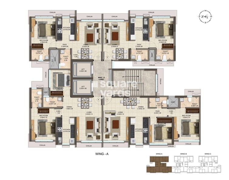 Dharti Presidio Floor Plans 1