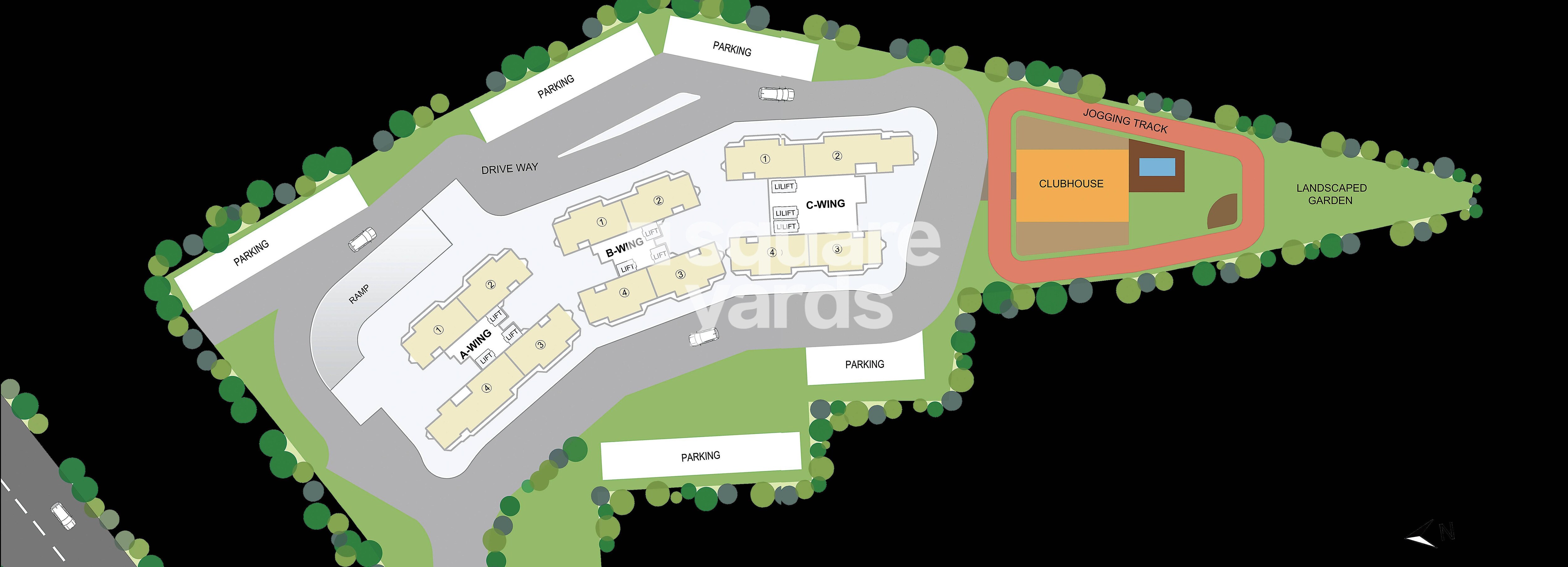 Dhaval Sunrise Charkop Master Plan Image