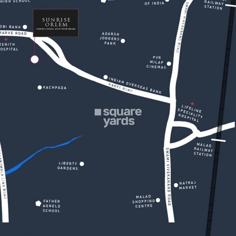 Dhaval Sunrise Orlem Location Image