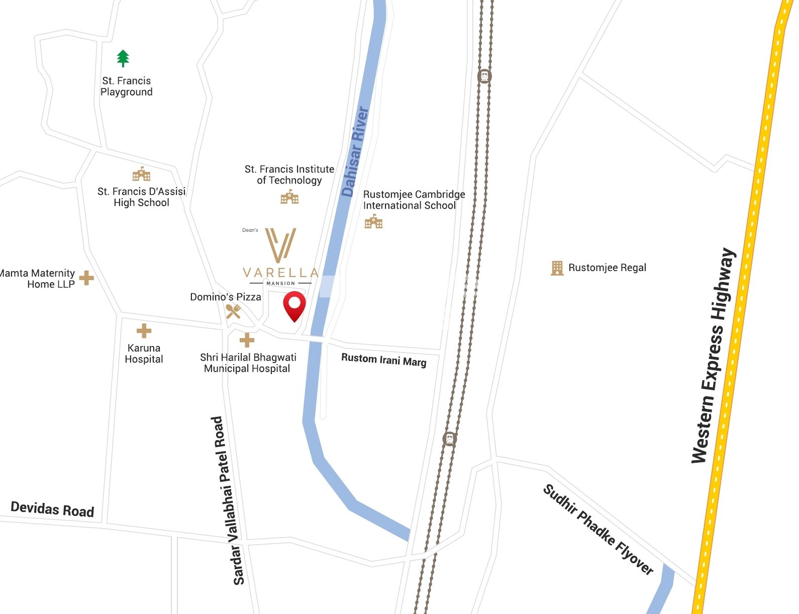 Dipti Varella Mansion Location Image