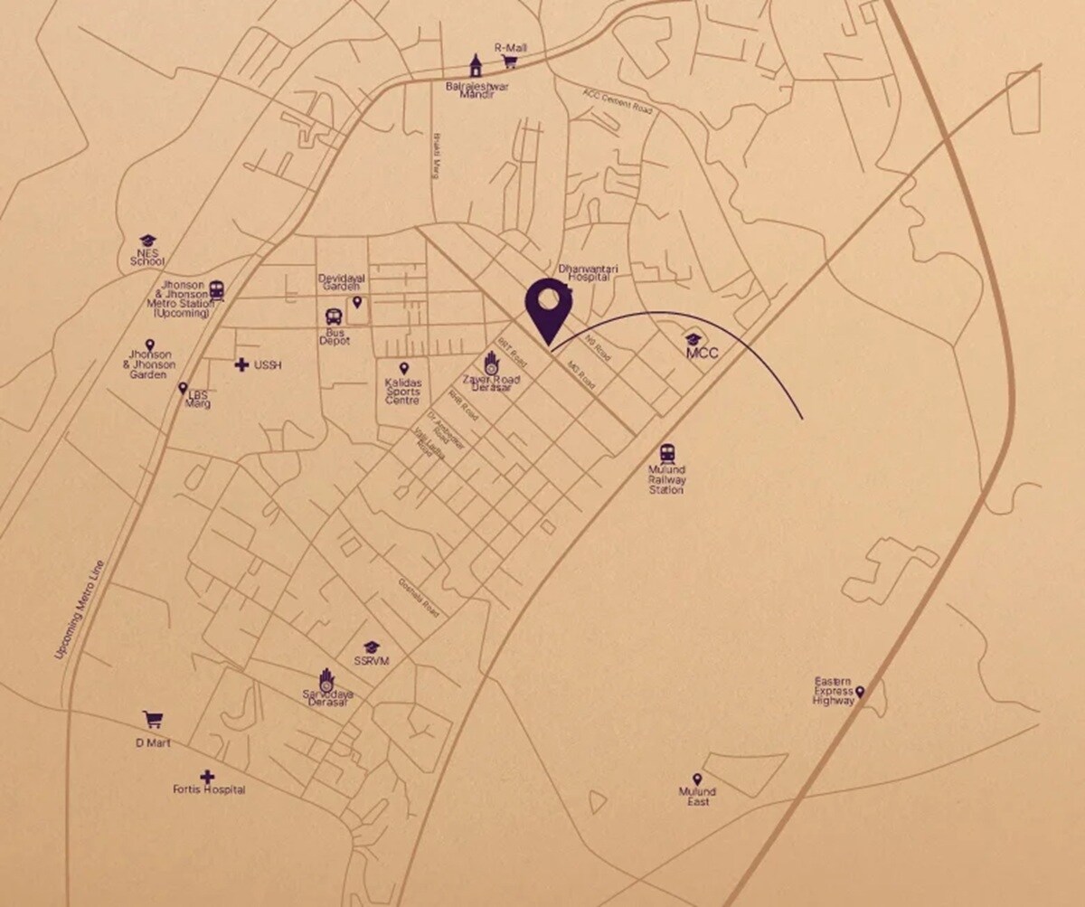 Divya Jyot Rewa Estate Location Image