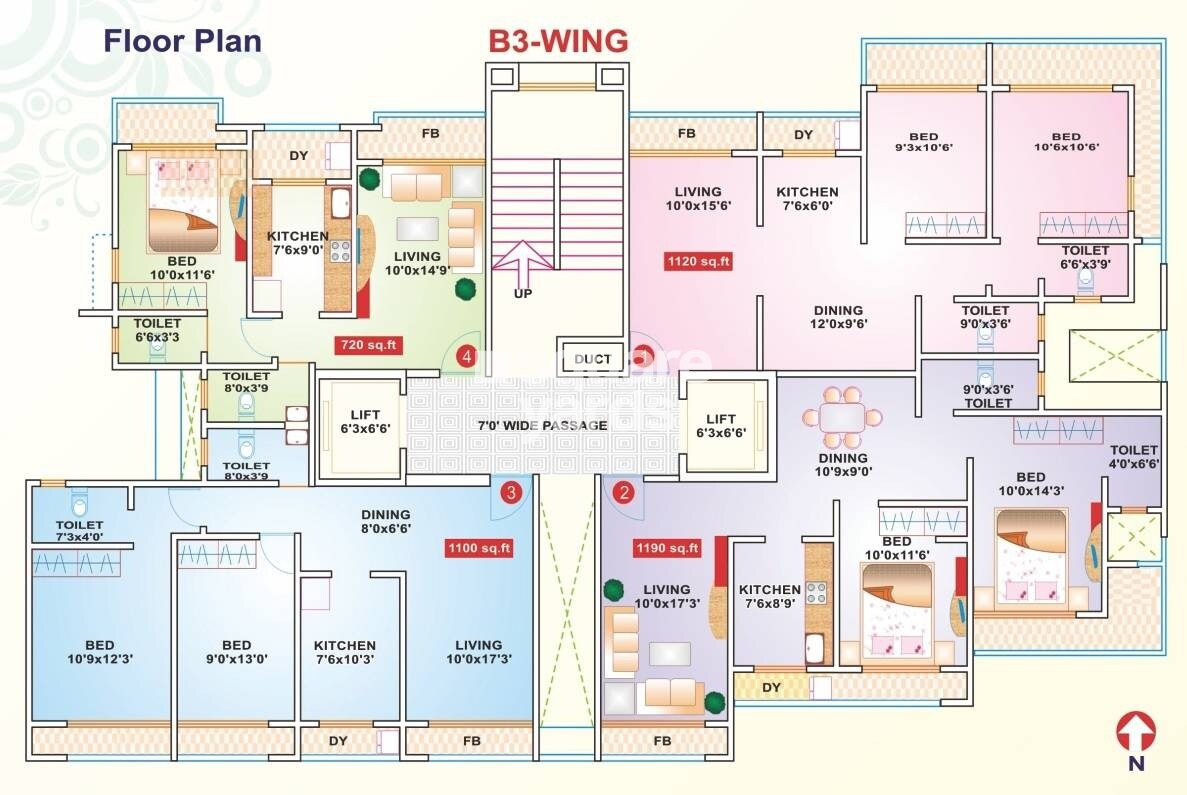 Divyam Heights Floor Plans