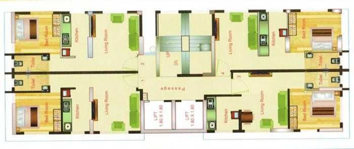 DK Residency Floor Plans