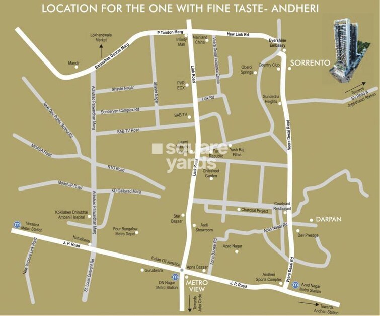 DLH Sorrento Location Image