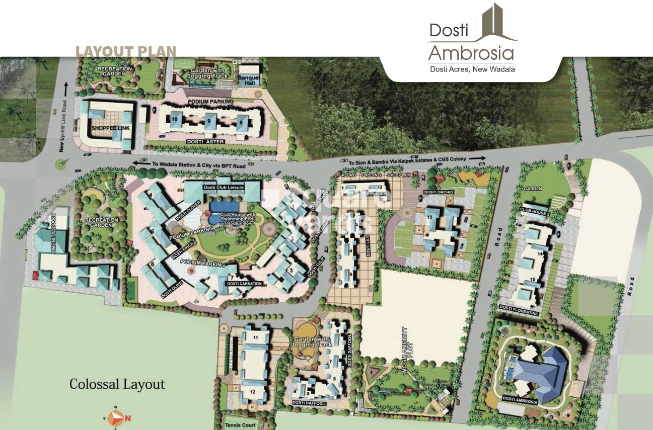 Dosti Ambrosia Master Plan Image