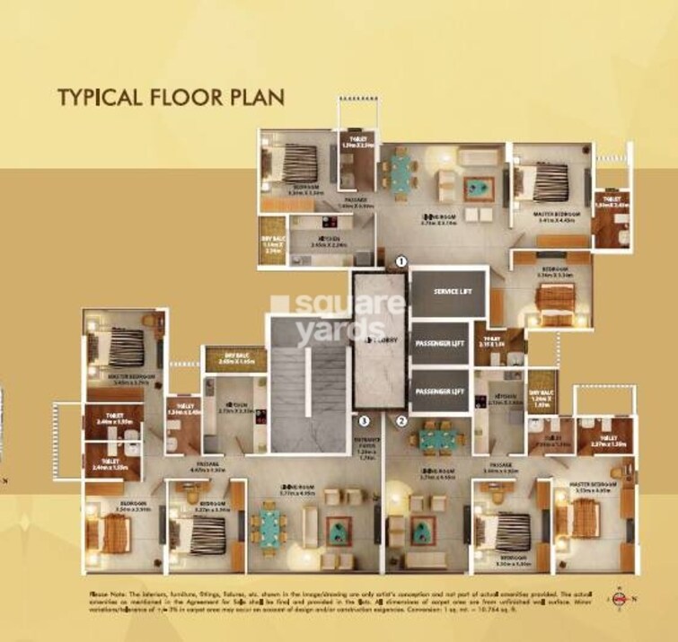 Dosti Belleza Floor Plans