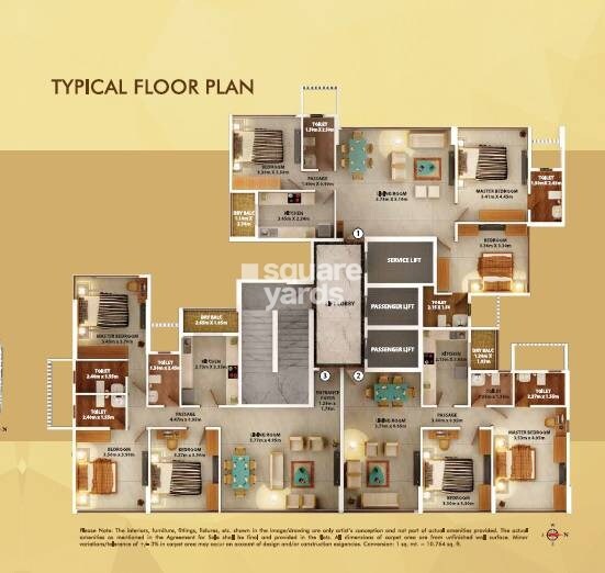 Dosti Belleza Floor Plans