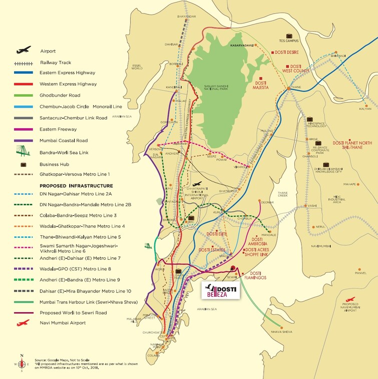 Dosti Belleza Location Image