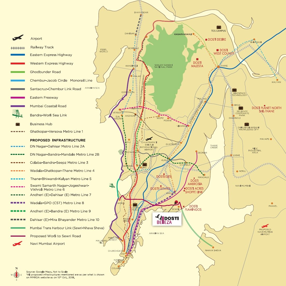 Dosti Belleza Location Image