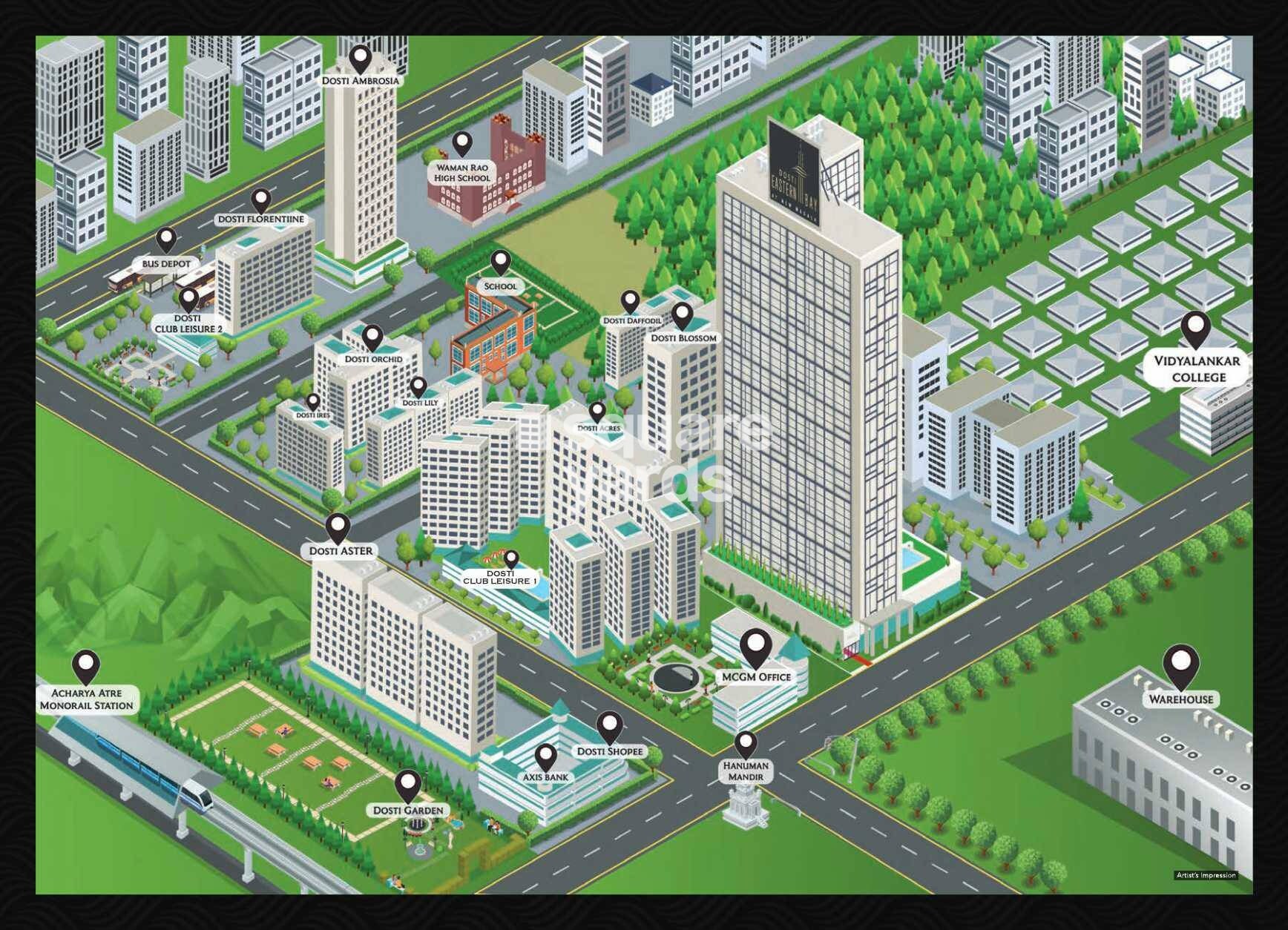 Dosti Eastern Bay Phase 2 Master Plan Image 1