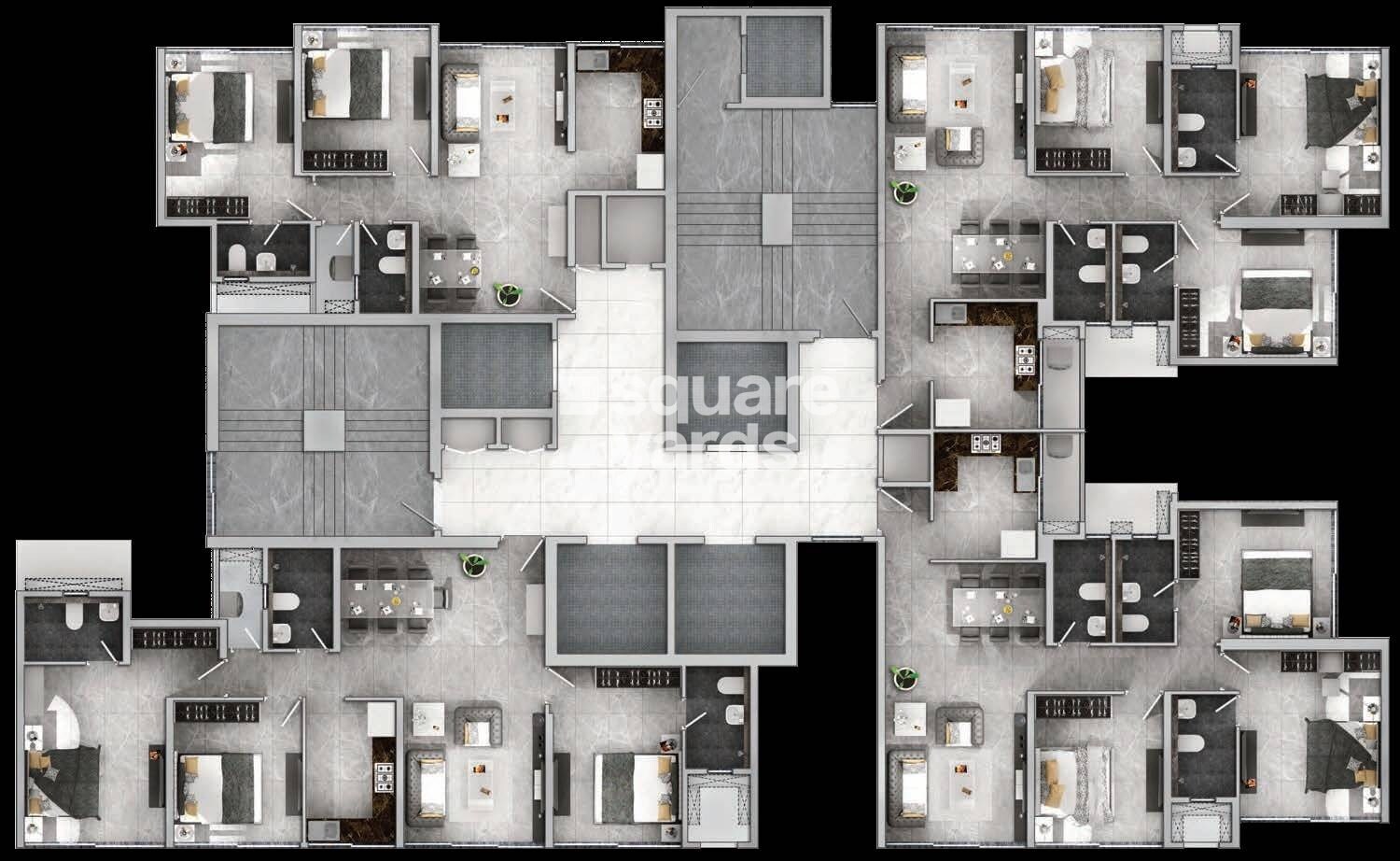 Dosti Eastern Bay Phase 3 Floor Plans