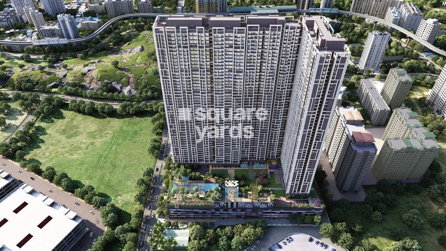 Dosti Eastern Bay Phase 3 Tower View 4