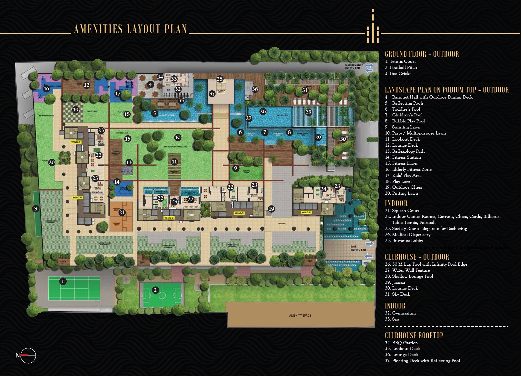 Dosti Eastern Bay Master Plan Image