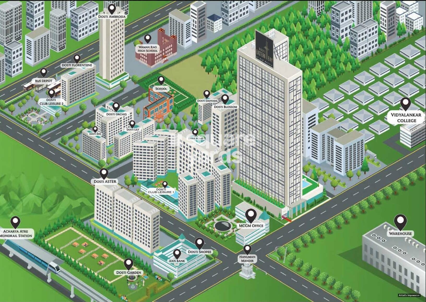 Dosti Eastern Bay Phase 1