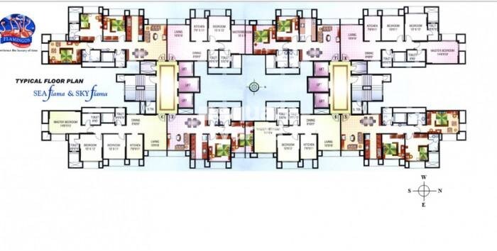 Dosti Group Flamingos Floor Plans