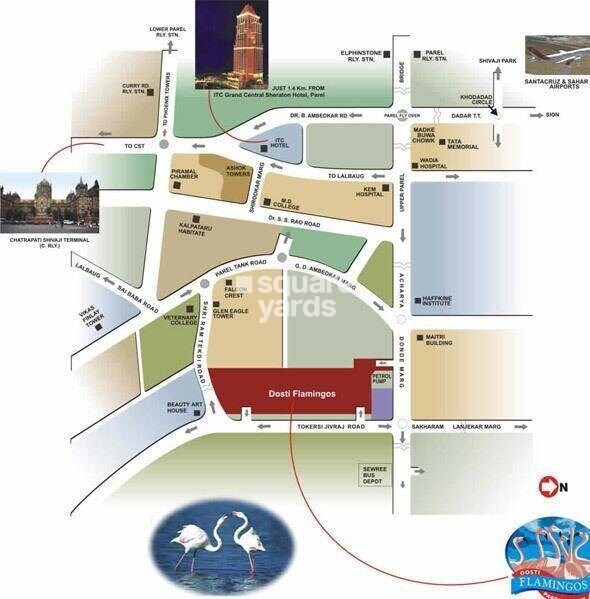 Dosti Group Flamingos Location Image