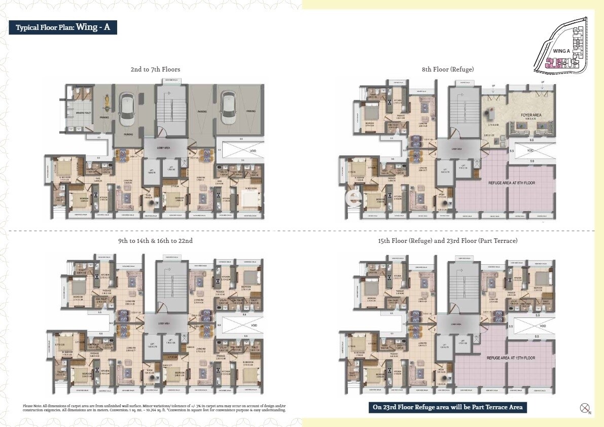 Dosti Oro 67 Floor Plans 1