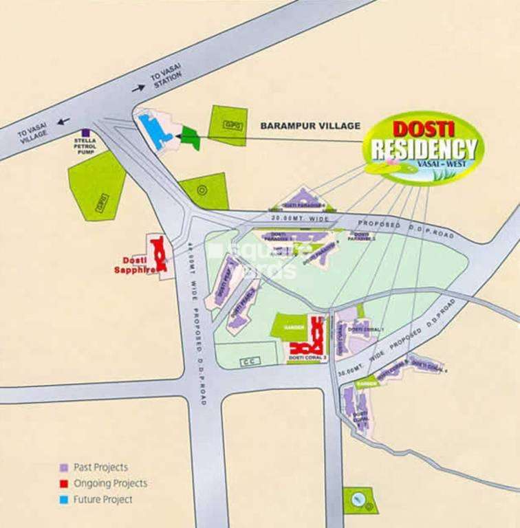 dosti residency project location image1
