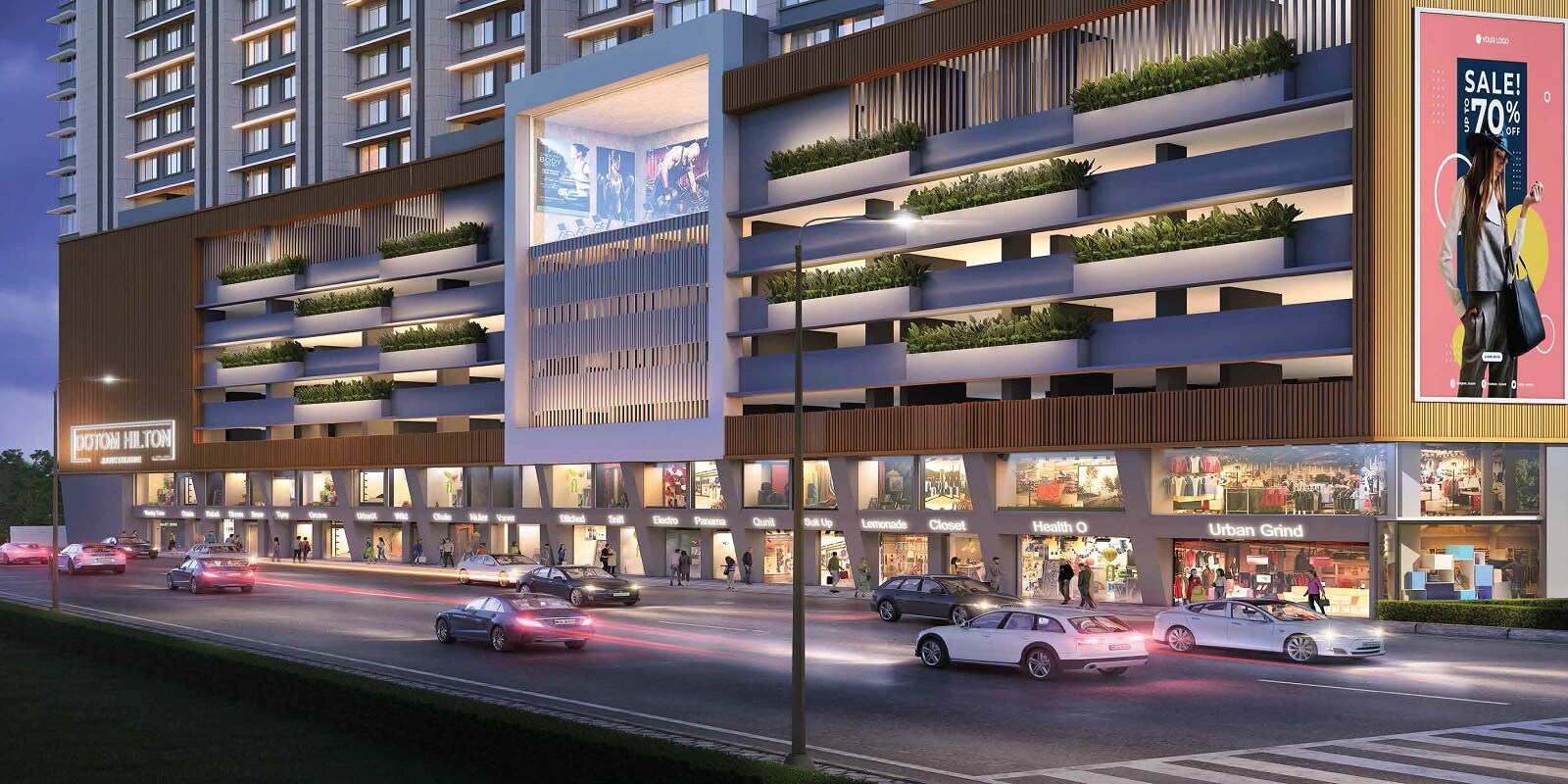 Dotom Hilton Apartment Exteriors 4