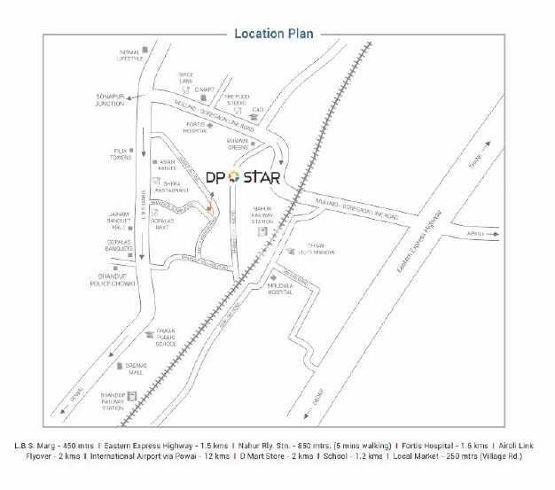 DP Star Trilok Location Image