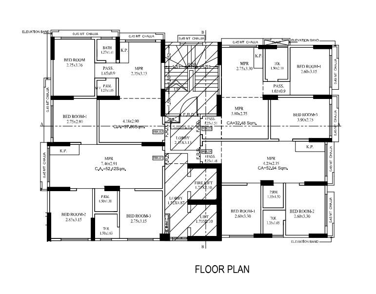DR Shakuntala Heights Floor Plans