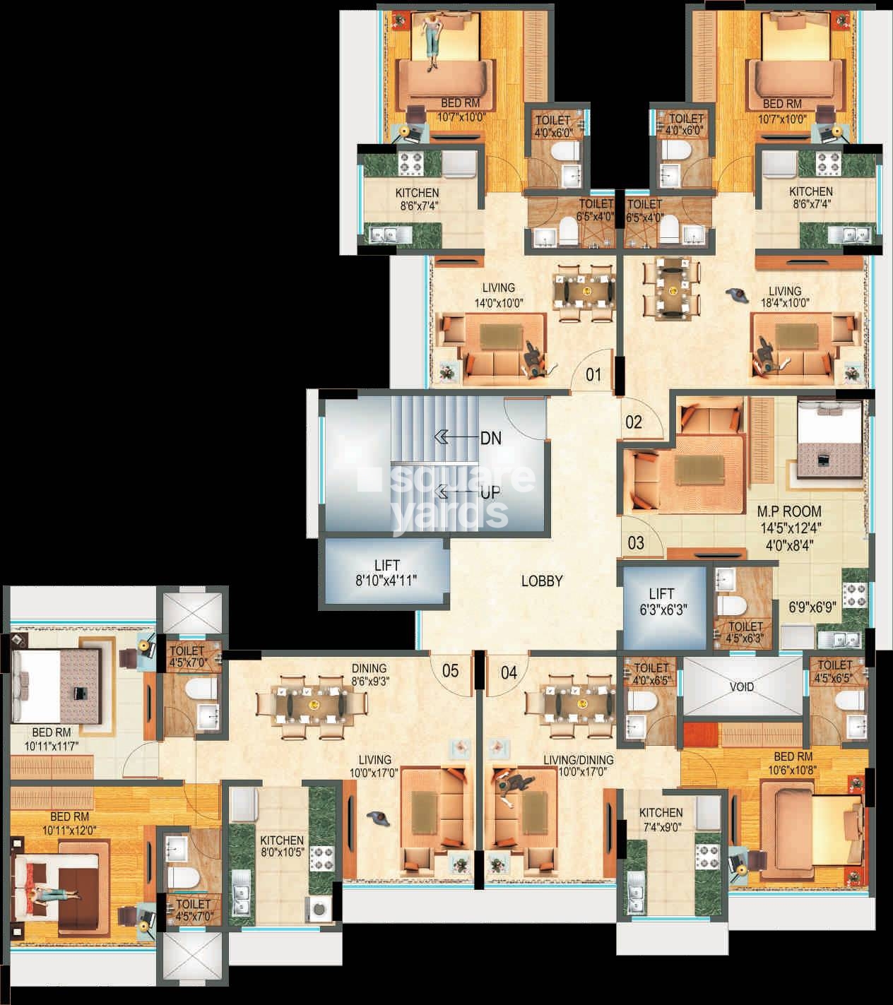 Dreamax Heights Floor Plans