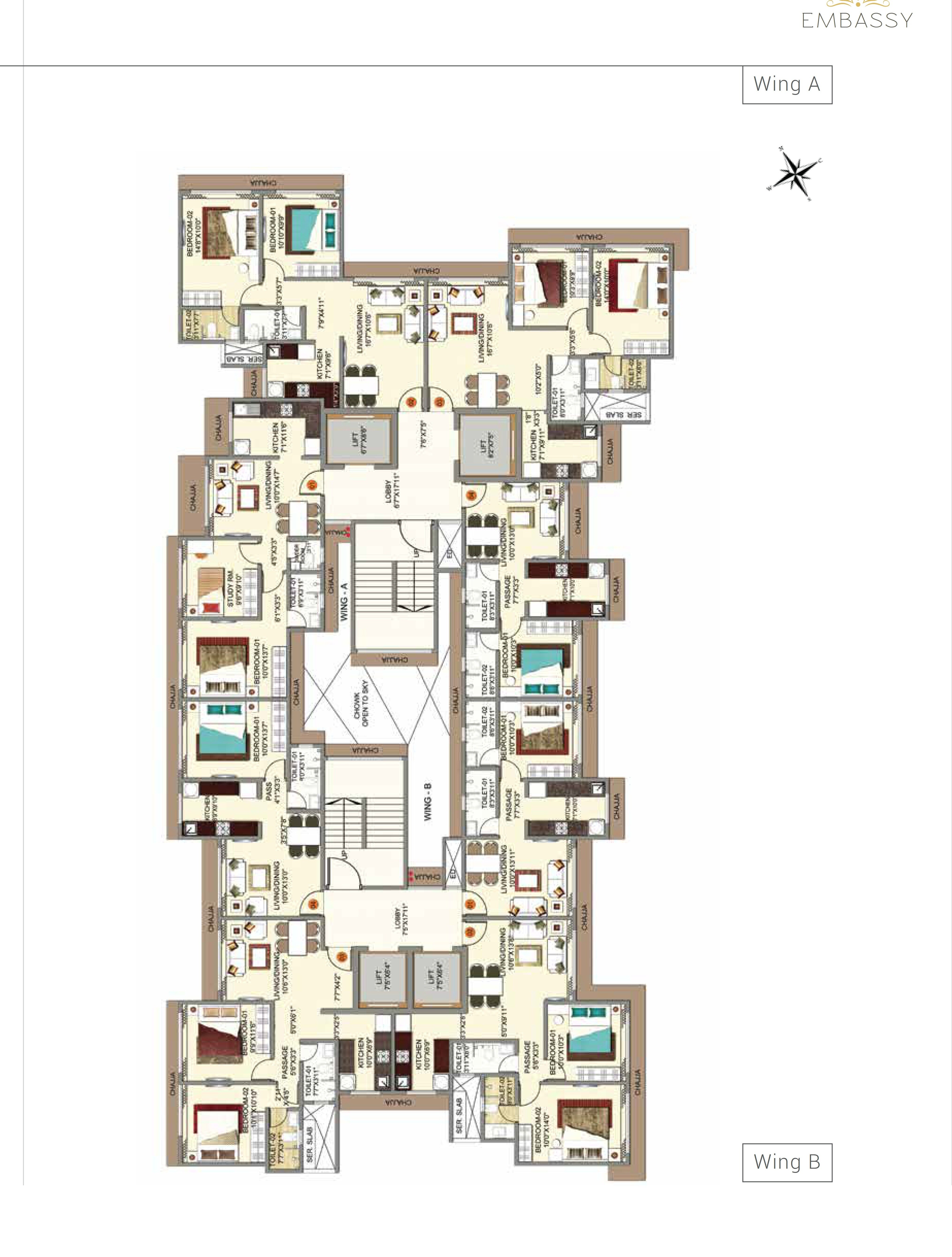 Drushti Group Embassy Floor Plans 1