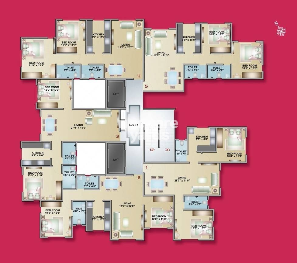 DSS Mahavir Aria Floor Plans