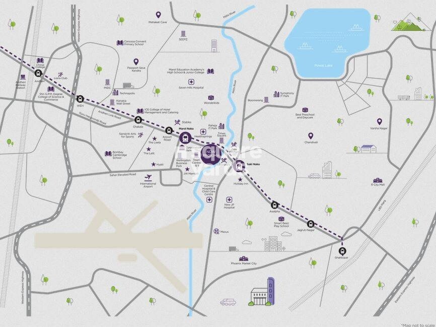 Dudhawala Proxima Residences Location Image