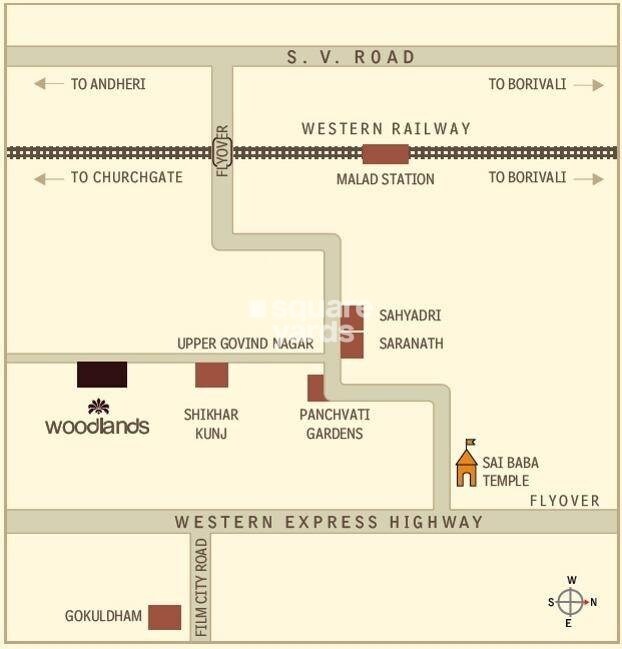 Dynamix Woodlands Apartment Location Image