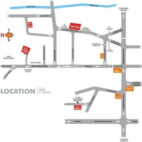 Ecohomes Eco Park Location Image