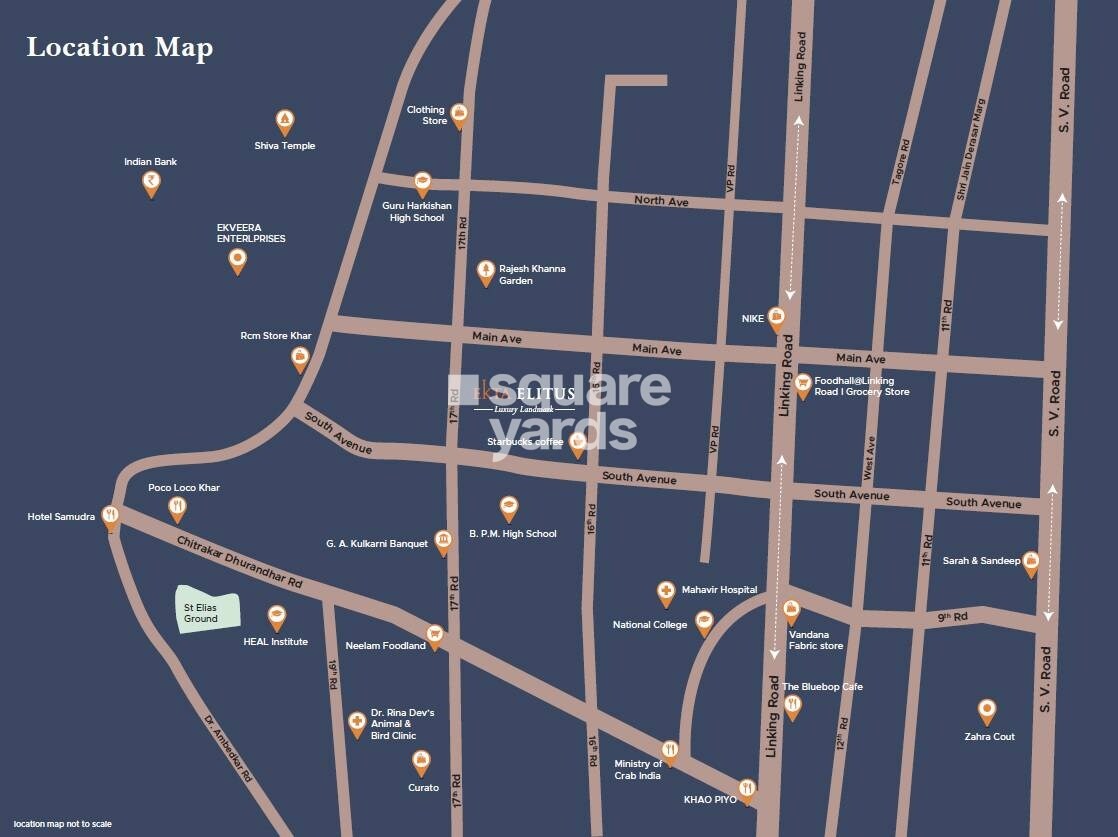 Ekta Elitus Location Image