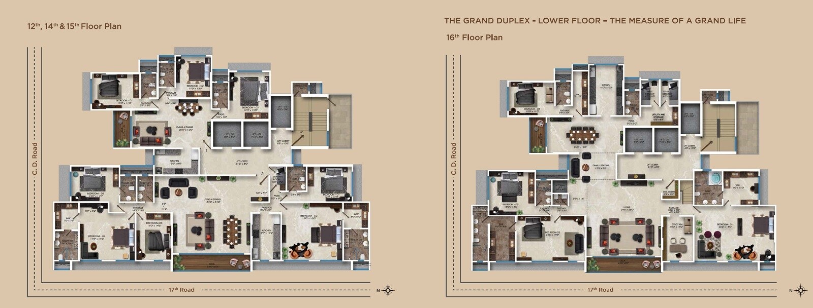 Ekta Evaana Floor Plans