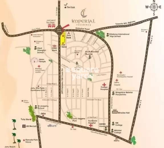 Ekta Imperial Residency Location Image