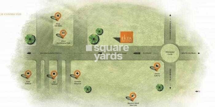 Ekta Invictus Location Image