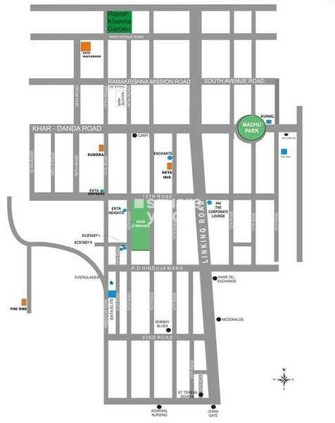 Ekta Iris Location Image