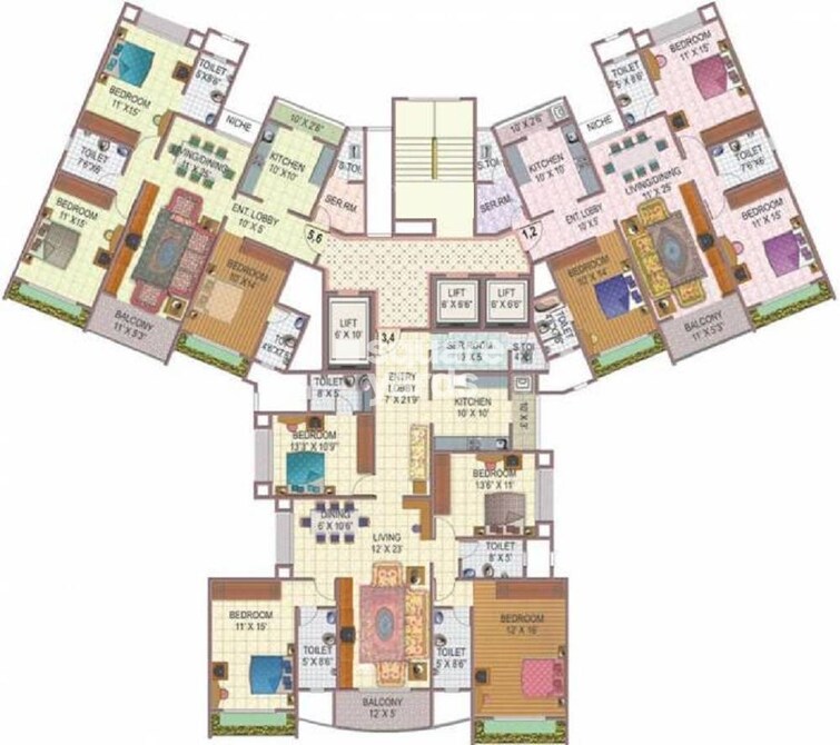 Ekta Lake Lucerne Floor Plans