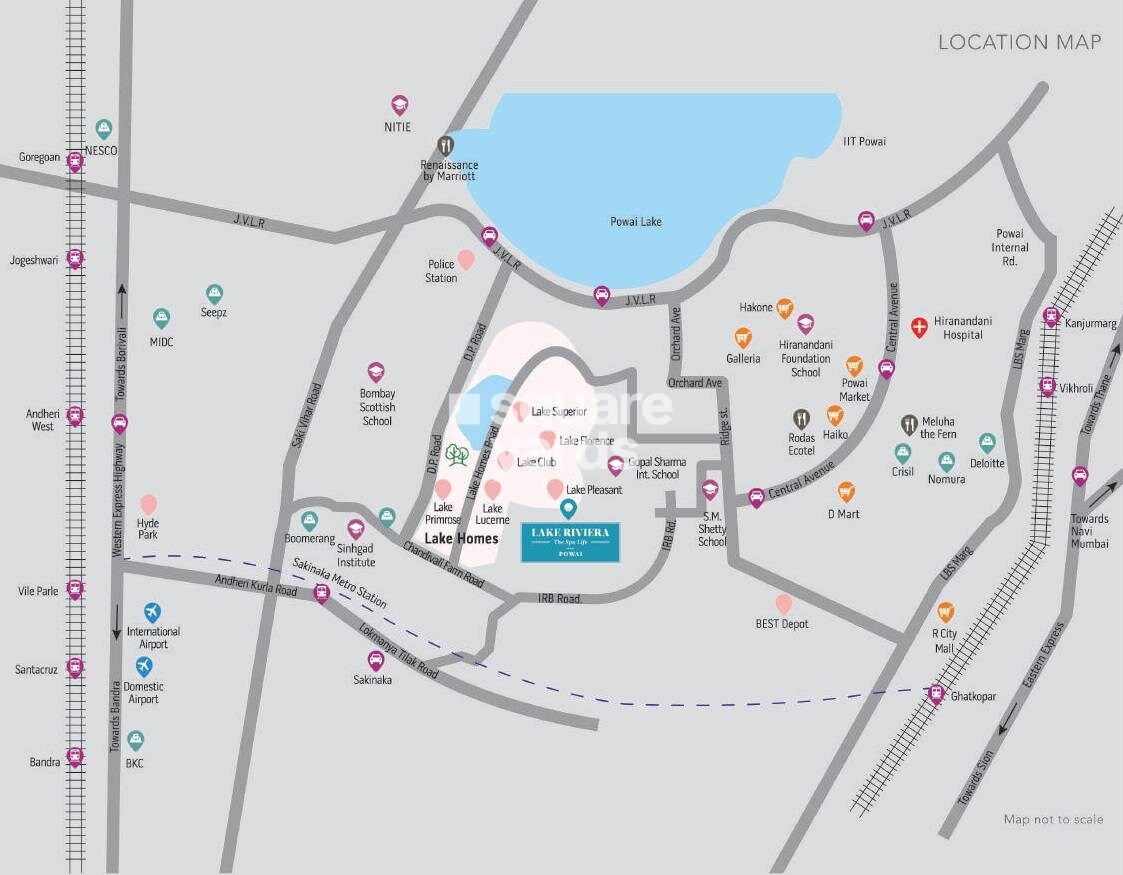 Ekta Lake Riviera Location Image