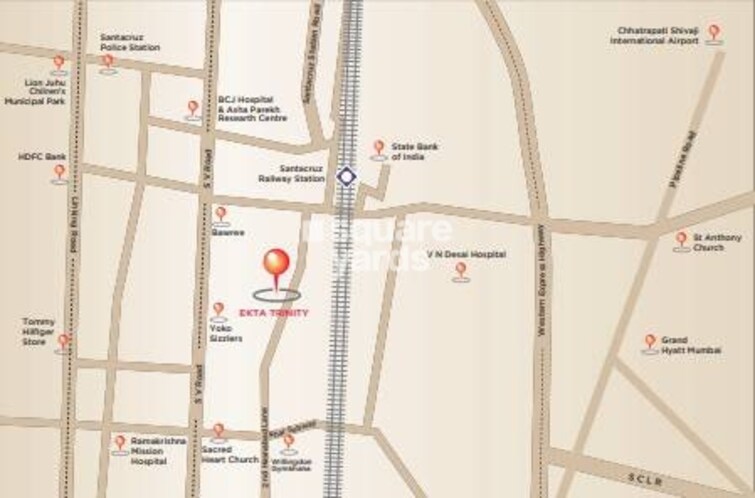 Ekta Trinity Location Image