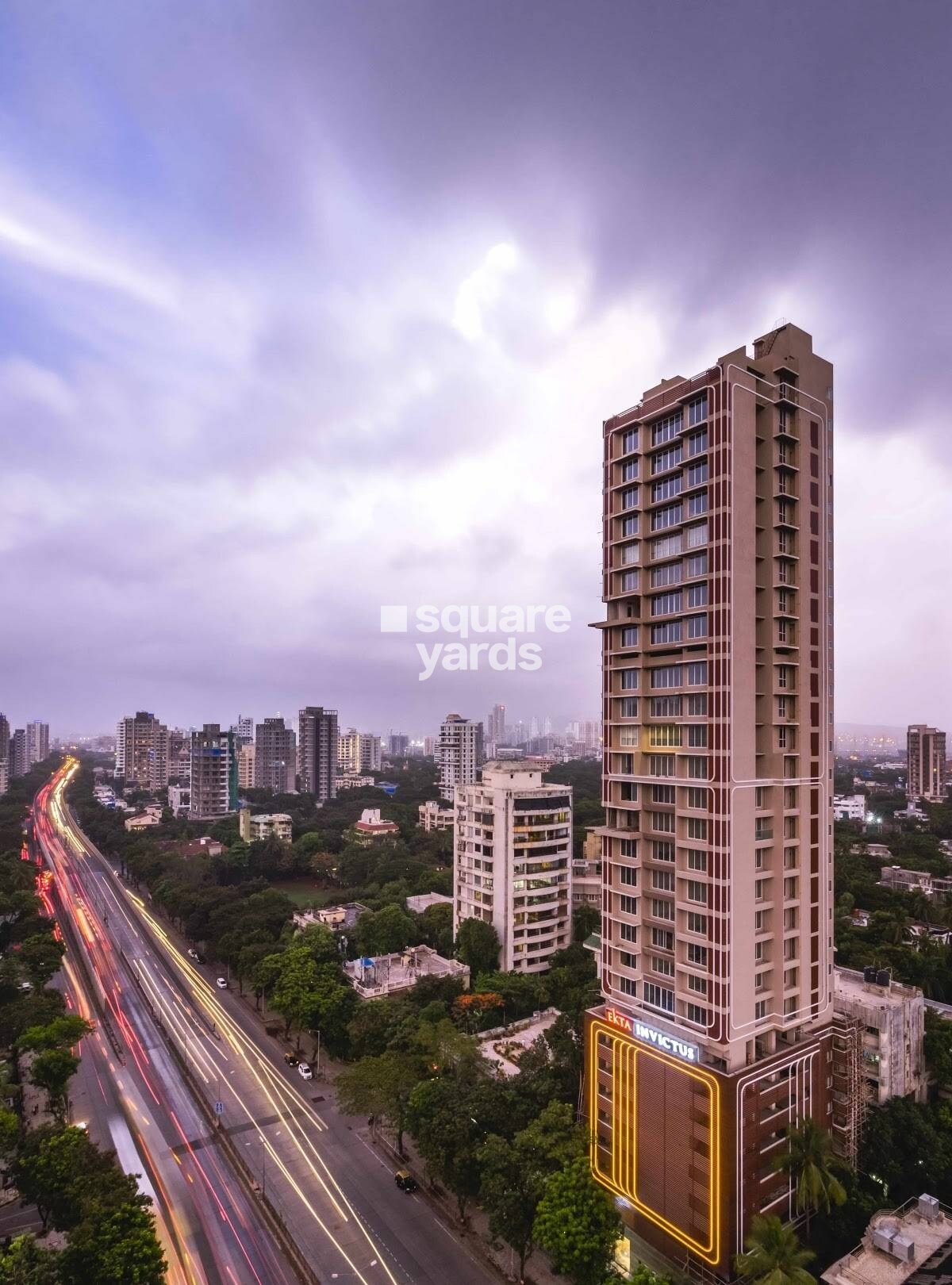 Ekta World Invictus Tower View