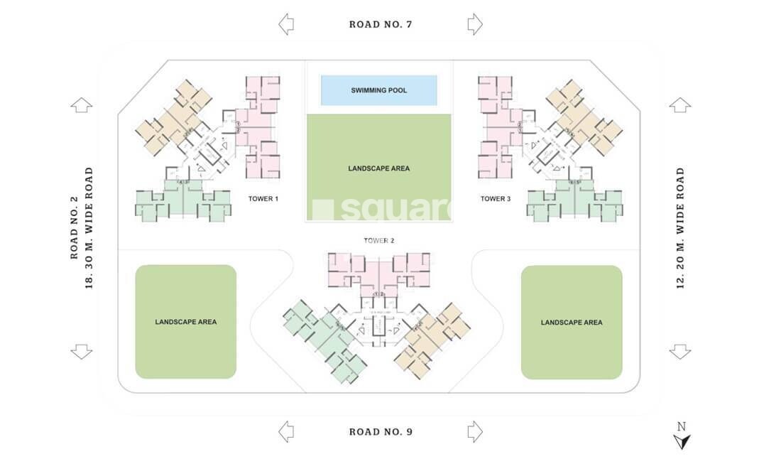 Ekta World Skypolis Master Plan 1