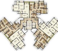Ekta World Terraces Floor Plans
