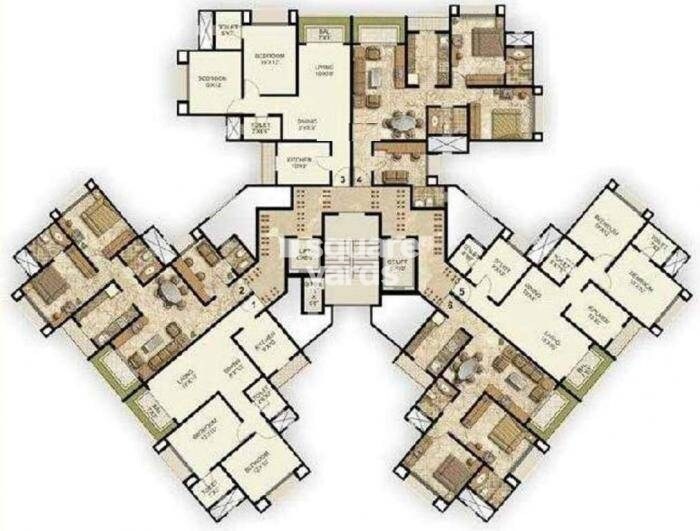 Ekta World Terraces Floor Plans