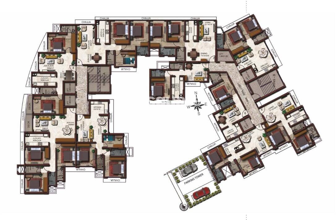 Elite Ashwini Elite Floor Plans
